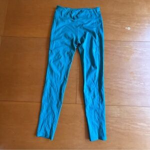 Mammut s turquoise, blue, long yoga, running leggings